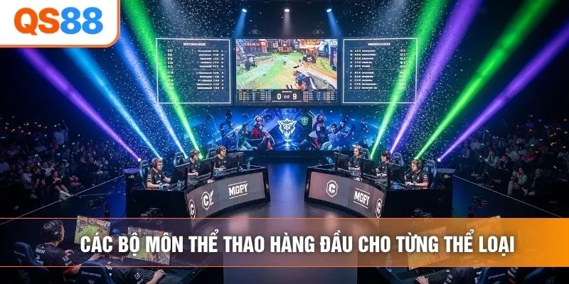 Các bộ môn thể thao hàng đầu cho từng thể loại