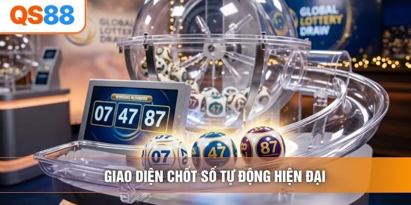 Giao diện chốt số tự động hiện đại Giao diện chốt số tự động hiện đại